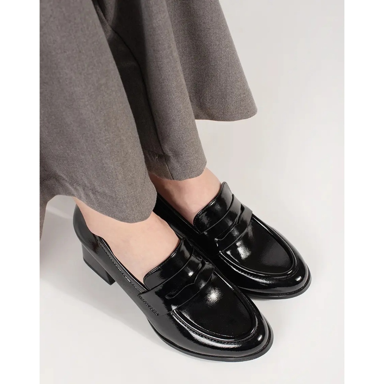 Goodin Crne cipele na visoku petu crna 2