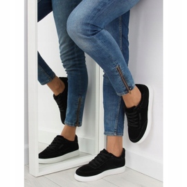 Crne ženske tenisice od antilopa NB172 Black bijela crna 1