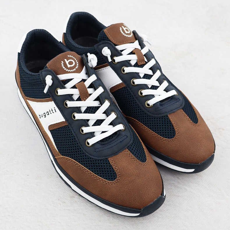 Muške sportske cipele casual mornarsko plava bugatti rr153131 1