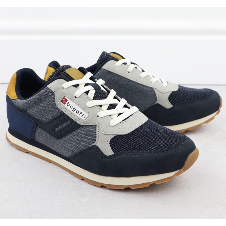 Muške sportske cipele Navy Blue Bugatti RR153135 plava 1
