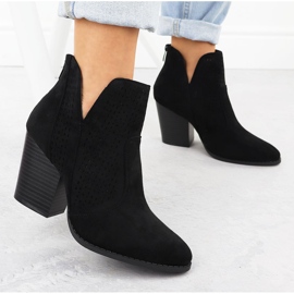 S.Barski Ženske sukne čizme na crnom otvorenom štandu S. Barski HY51-060 crna 2