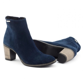 Olivier Sara Navy plave čizme s visokom potpeticom plava 3