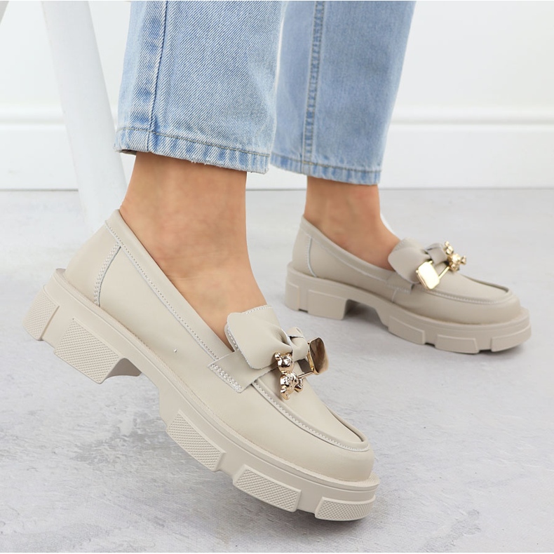 Kožne ženske potpetice filippo dp610 koža bež 2