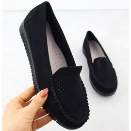 Moccasins Openwork Wors Black Potocki 25-11316 crno 1
