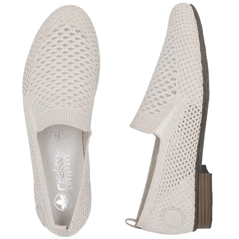 Ženske tekstilne cipele Openwork Beige Rieker 51969-90 bež 2