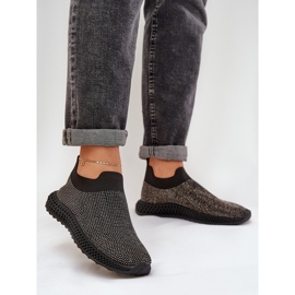 S.Barski Ubijene ženske sportske cipele s crno ukrasom TW121 crna 2