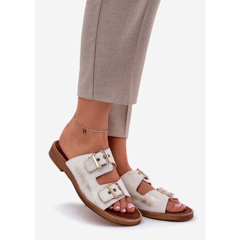 Kožni ravni jastuci s Zazoo 3020 Zloty Zloty obrisani zlatni 1