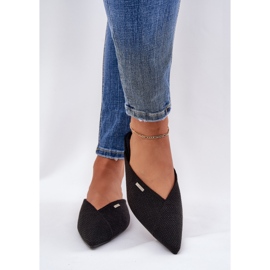 Ženski klizači s šiljastim nožnim prstima Big Star RR274210 Black crna 2