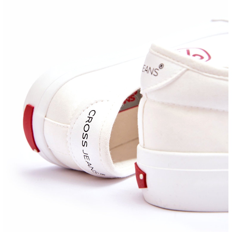 Ženske cross jeans platnene tenisice LL2R4043 bijele bijela 2