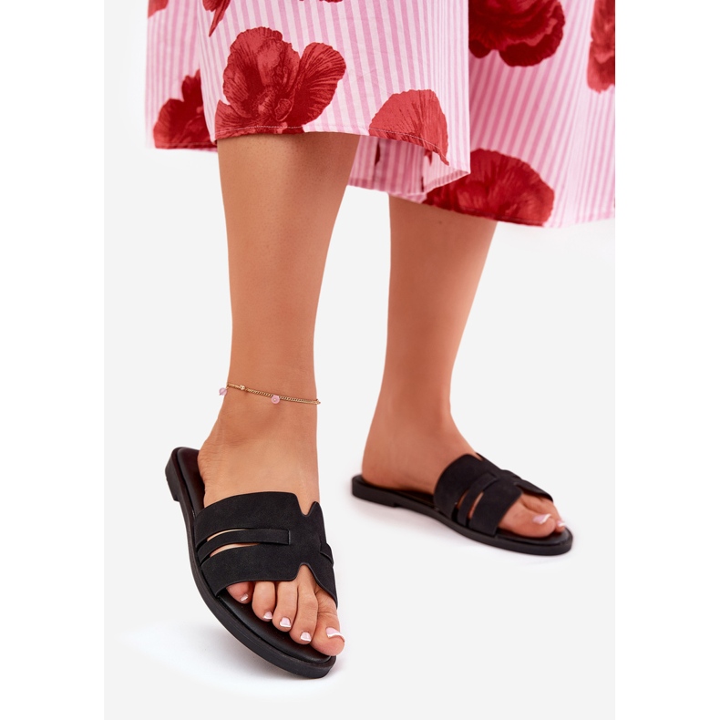 Ženski jastuci s ravnim namijenjenim ženskim presjecima s Eco rezovima crne antilop izrezivanja crna 1