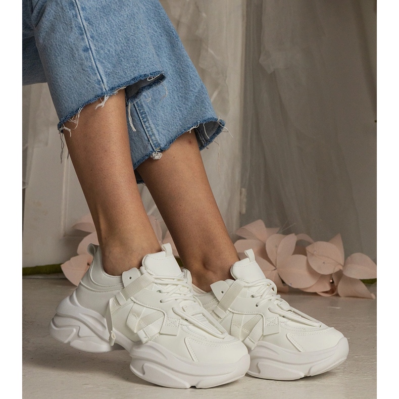 Ženske bijele tenisice masovne sportove bijela 2