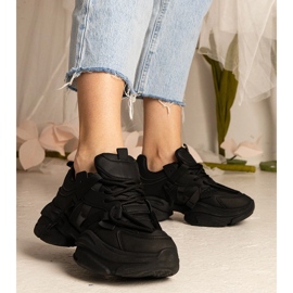 Crne tenisice Ženski masivni sportovi crna 1