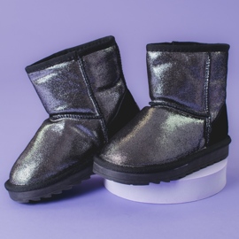 Srebrne čizme za snijeg za djevojčice siva 1