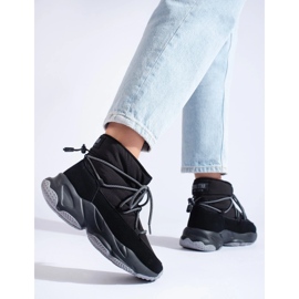 Ženske crne čizme za snijeg Big Star KK274274 crna 2