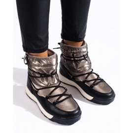 Ženske čizme za snijeg Big Star KK274275 zlatna 1