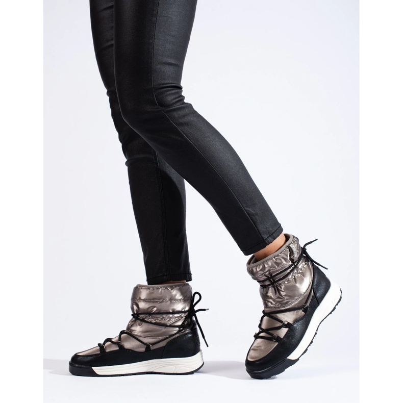 Ženske čizme za snijeg Big Star KK274275 zlatna 2