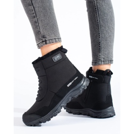 Ženske trekking cipele s DK patentnim zatvaračem crna 1