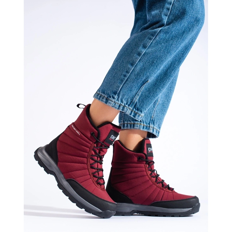 DK vodootporne ženske visoke trekking cipele crna 2