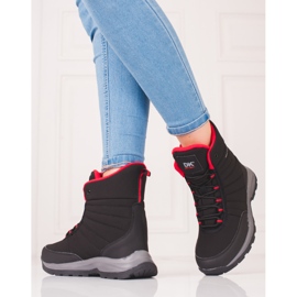 DK vodootporne ženske visoke trekking cipele crno 2