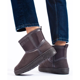 Ženske kratke čizme za snijeg Big Star KK274615 siva 1