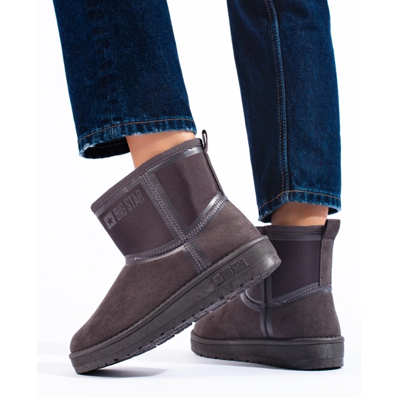 Ženske kratke čizme za snijeg Big Star KK274615 siva 1