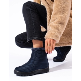 W. Potocki Mornarskoplave ženske čizme za snijeg iznad gležnja marke Potocki plava 1