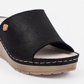 Goodin Crni ženski klinovi crna 2