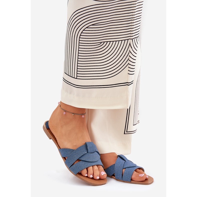 Ravne ženske leprša plava 1