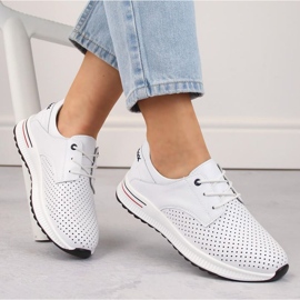 Filippo W PAW505 kožne sportske cipele, bijele bijela 1