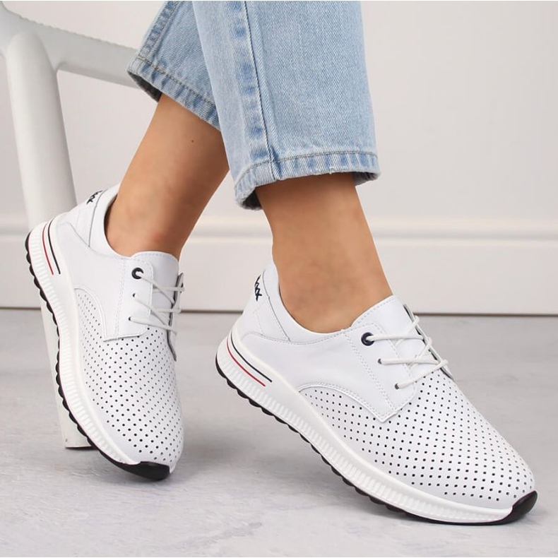 Filippo W PAW505 kožne sportske cipele, bijele bijela 1