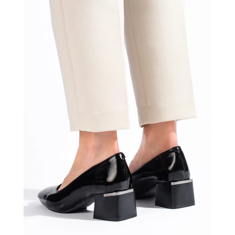 Elegantne cipele s visokom petom La.Fi crno 1