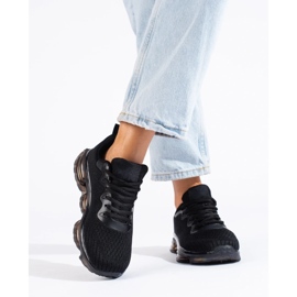 Sportske cipele na gumenoj platformi crno 2