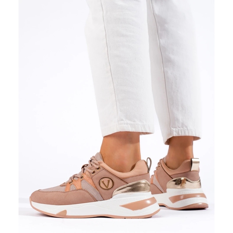 Elegantne VINCEZA tenisice ružičasta 1