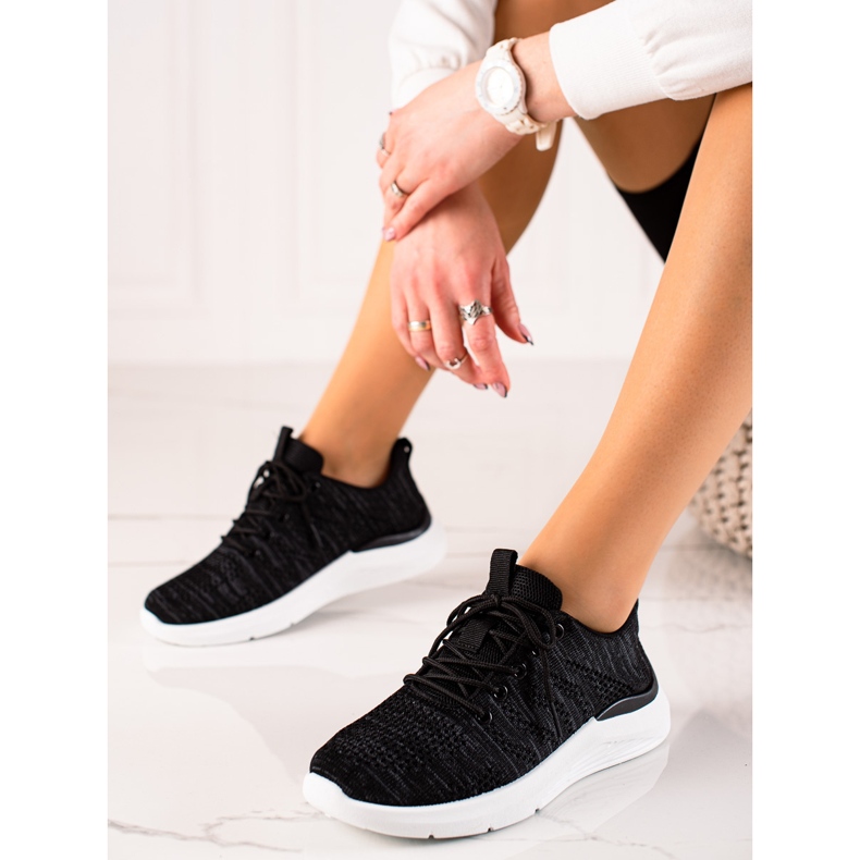 Svijetle crne cipele crna 1