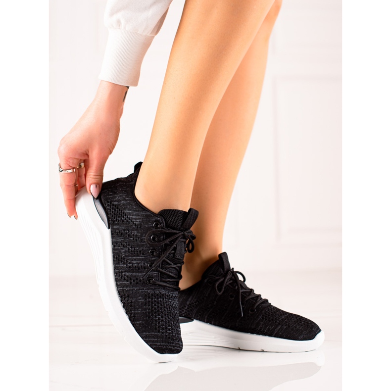 Svijetle crne cipele crna 2