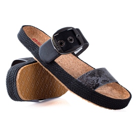 Ženske papuče Big Star crno 2