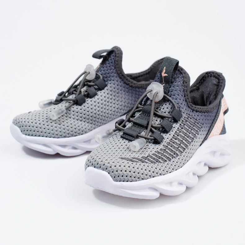 Dječja sportska obuća Vico, dvobojni materijal siva 2