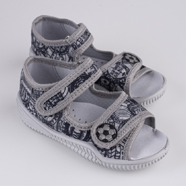 Dječačke papuče marke Viggami Jaś siva 2