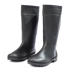Muške galoše s visokim gornjim dijelom crno 2