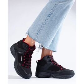 Ženske trekking cipele s visokim gornjištem DK crne boje crno 2