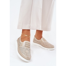 Ženske cipele, otvorene zlatne zlatne cipele zlatni 2