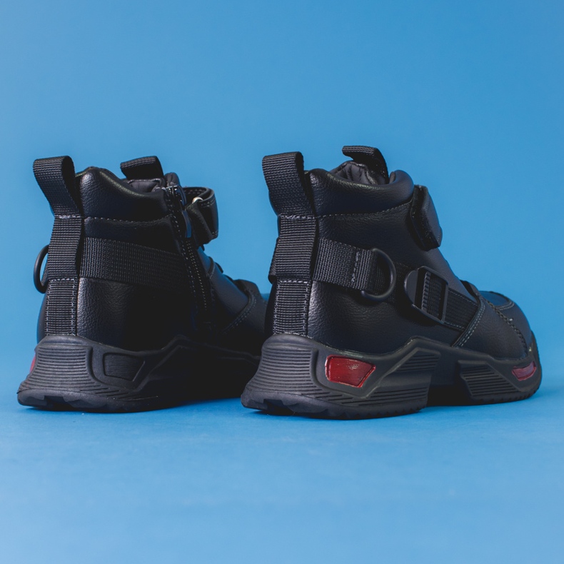 Crne čizme za dječake crno 1