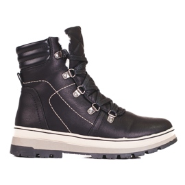 Crne ženske planinarske cipele s izolacijom crna 1