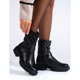 Radnice s prošivanjem crna 2