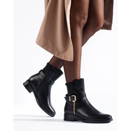 Ženske ravne gležnjače crna 1