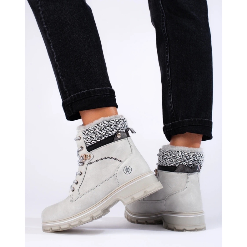 Sive ženske hvataljke s krznom shelovet siva 1