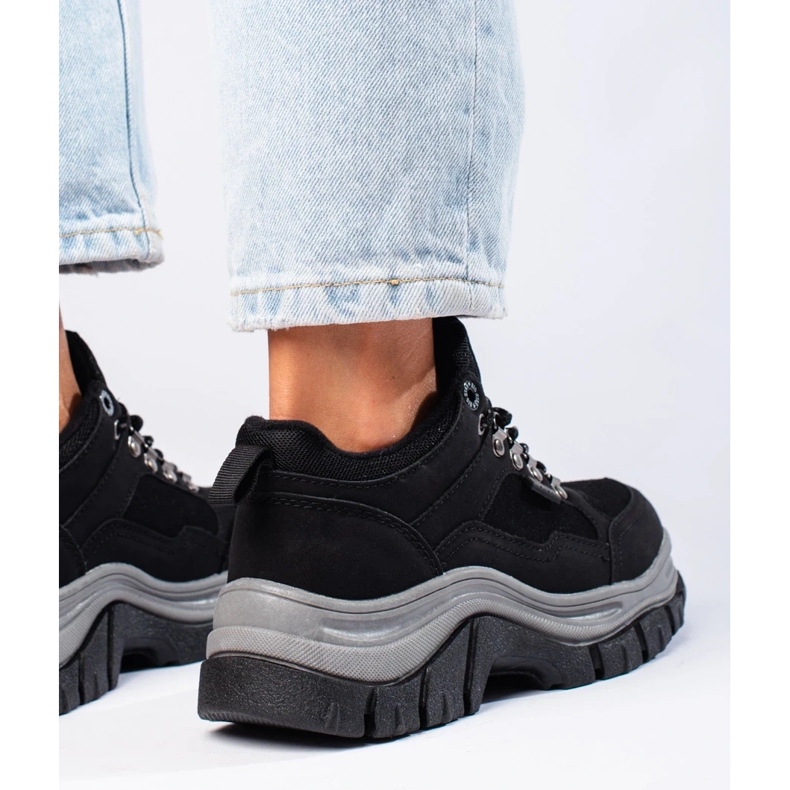 Ženske tenisice Big Star KK274364B na debelom potplatu crno 1