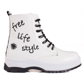 W. Potocki Bijele čizme za djevojčice Potocki bijela 1