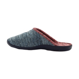 Befado ženske cipele papuče 235d151 papuče smeđa plava 2