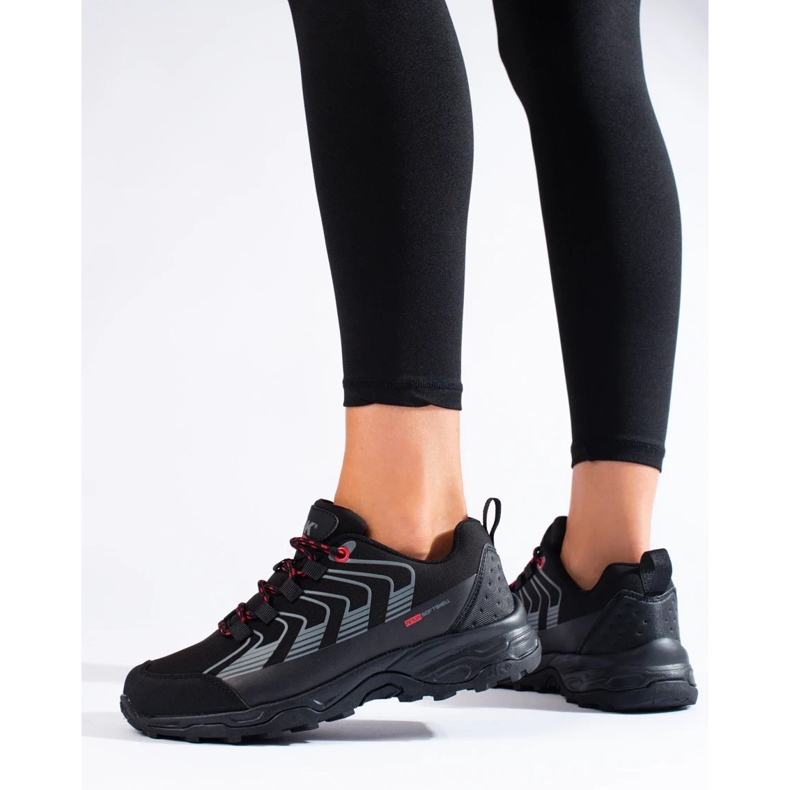 DK Softshell ženske trekking cipele crne crna 2